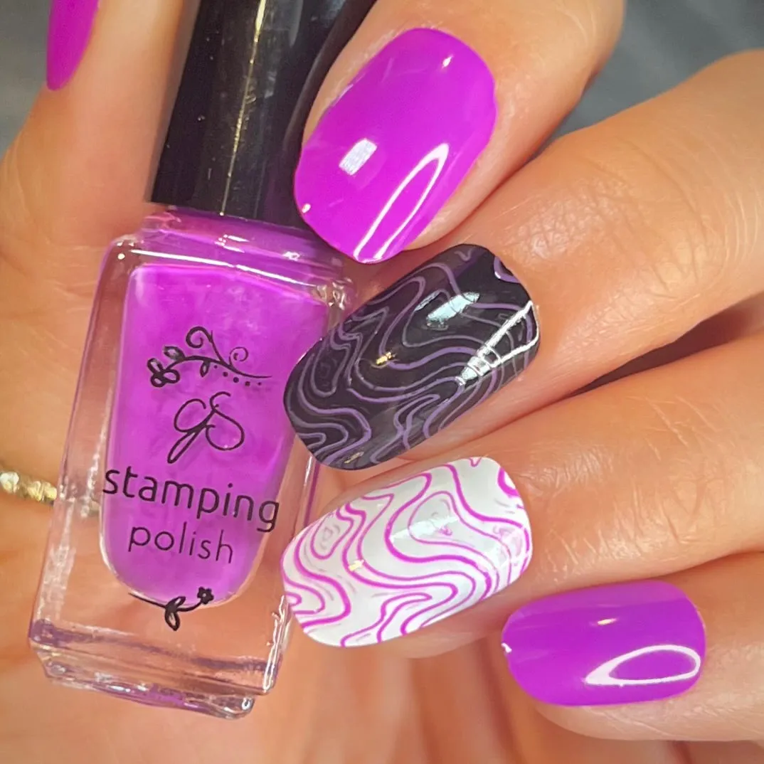 Clear Jelly Stamper #18 I Brought Beverages stampinglak lilla 5 ml
