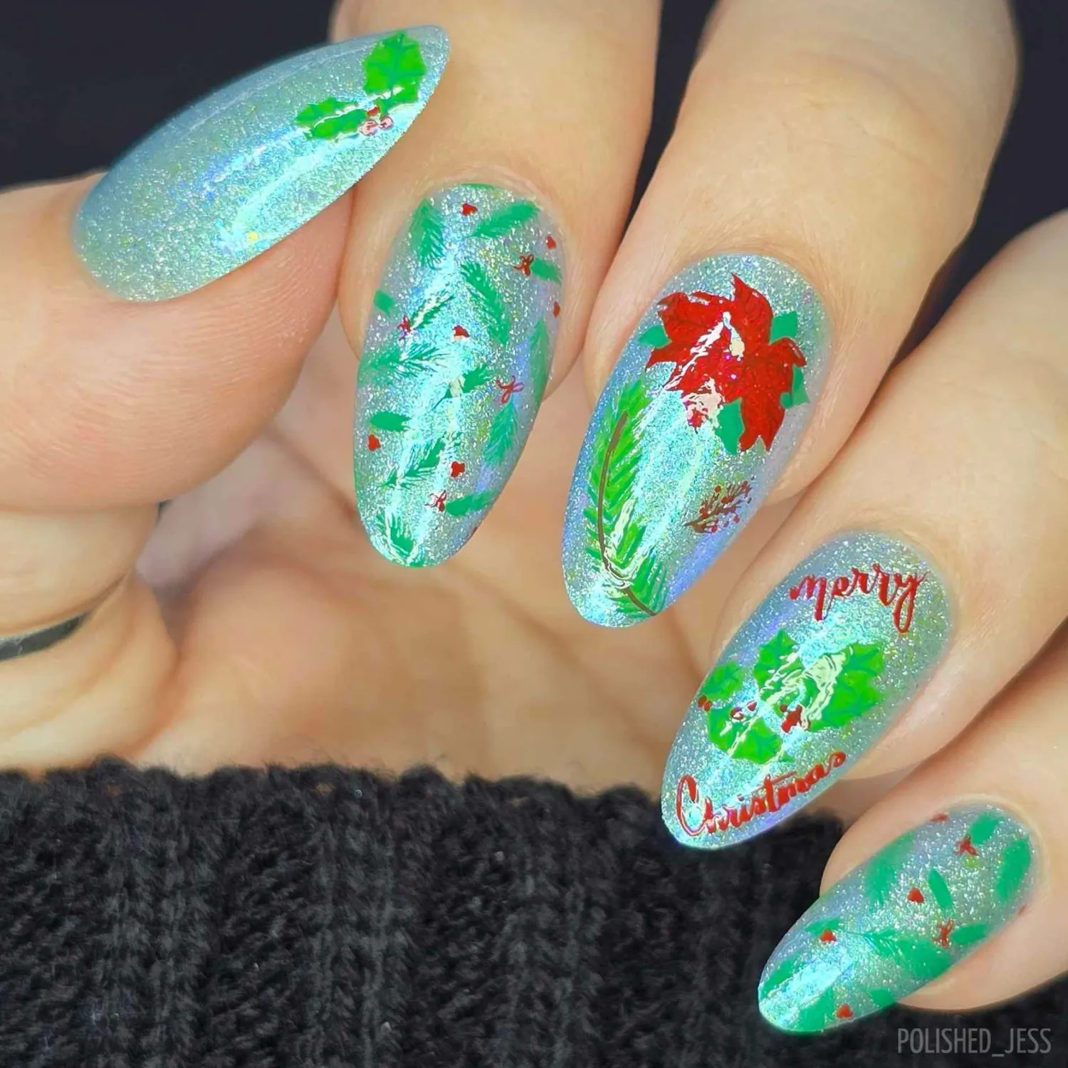Clear Jelly Stamper CjSC-90 Merry Mistletoe stampingplade jul