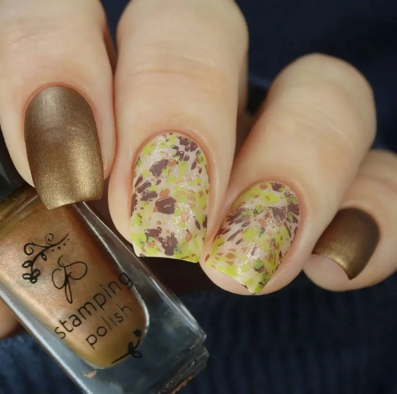 Clear Jelly Stamper CjS-85 stempelplade Lovely Layered Leaves lagdelt