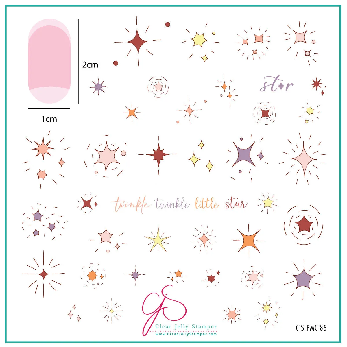 Clear Jelly Stamper Plate of the Month nov 2023 sæt 2 stk