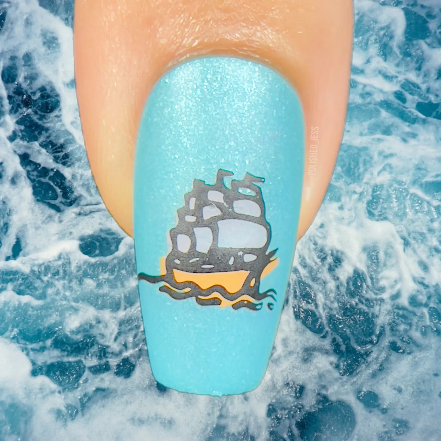 Clear Jelly Stamper CjS-150 stampingplade Anchor's Away