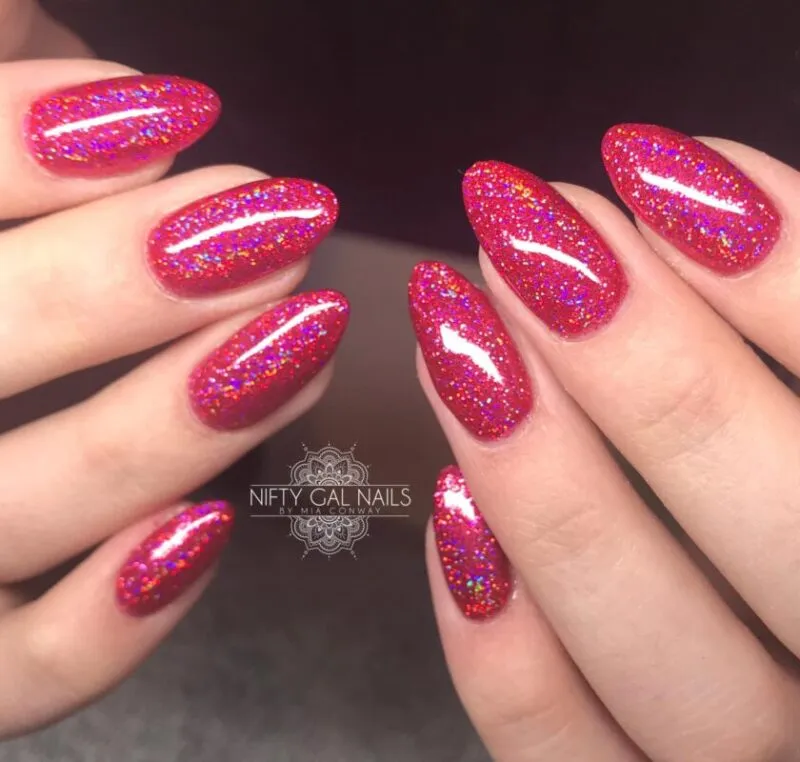 Indigo Nails Delia negleglitter med fin glans