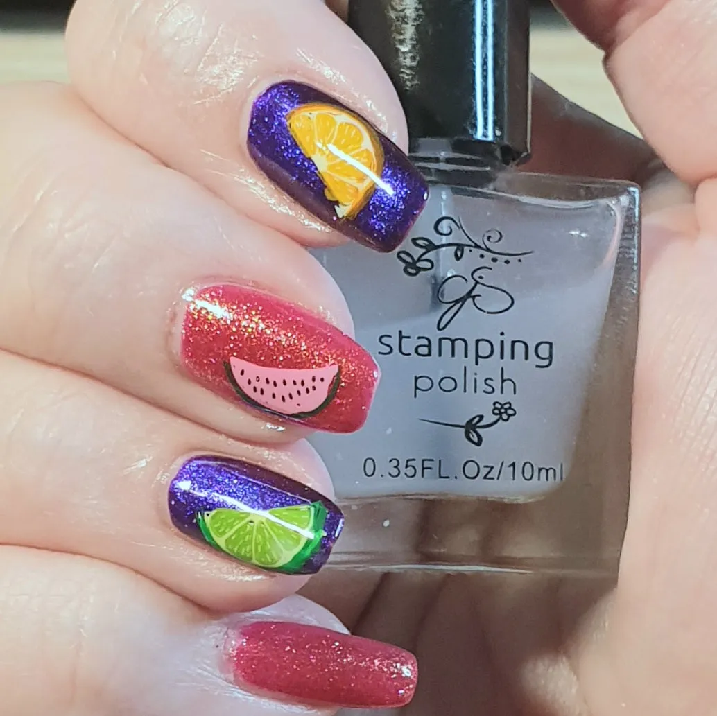 Clear Jelly Stamper Beginner CjS-B-FOUR stampingplade frugt 8x8