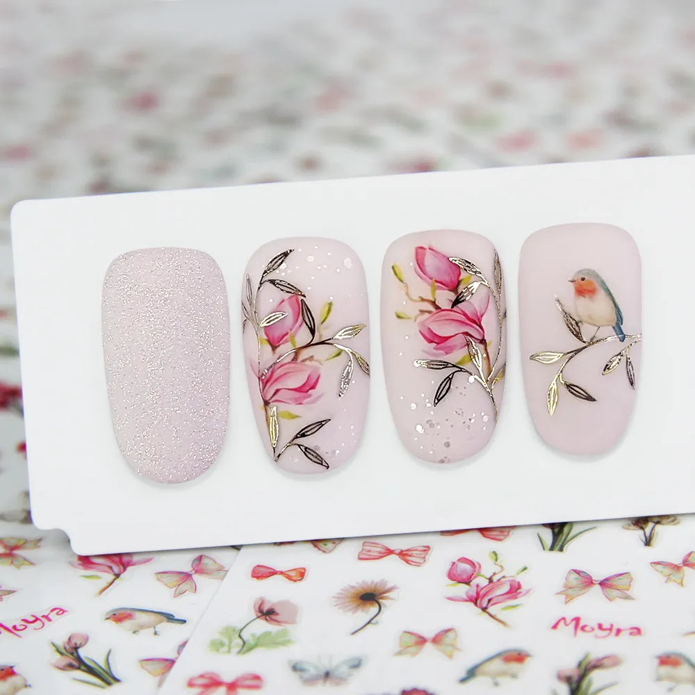 Moyra Nail Stickers No. 12 negleklistermærker selvklæbende
