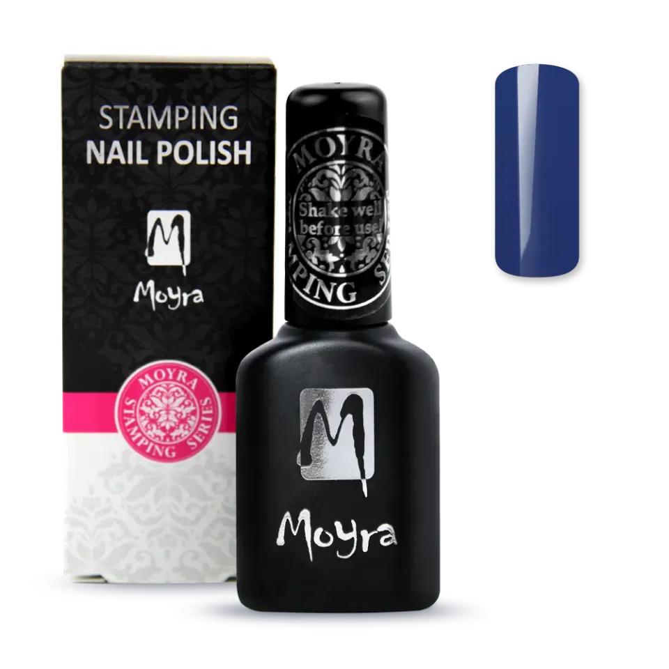Moyra Smart SPS10 Blue stampinglak 12 ml langsomtørrende