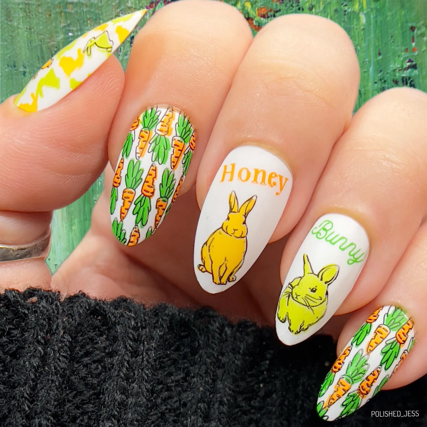 Clear Jelly Stamper H-33 Honey Bunny stempelplade kanin påske