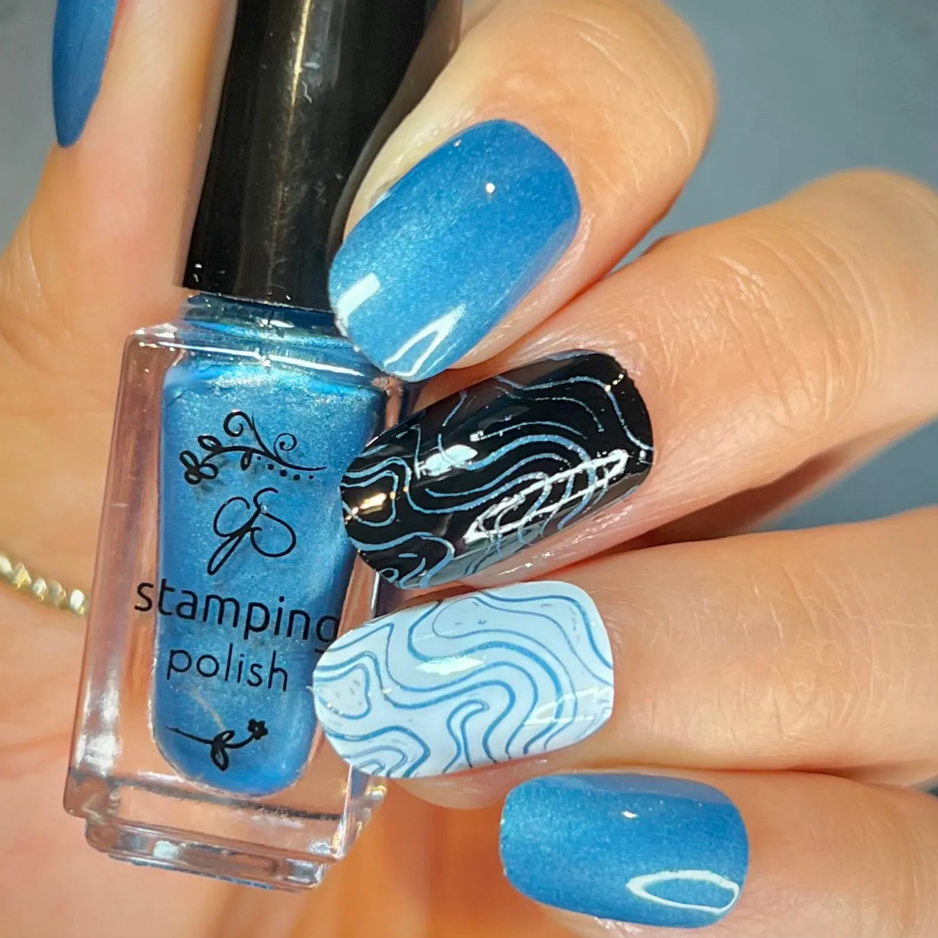 Clear Jelly Stamper 36 Midnight Rendezvous stampinglak 5 ml blå
