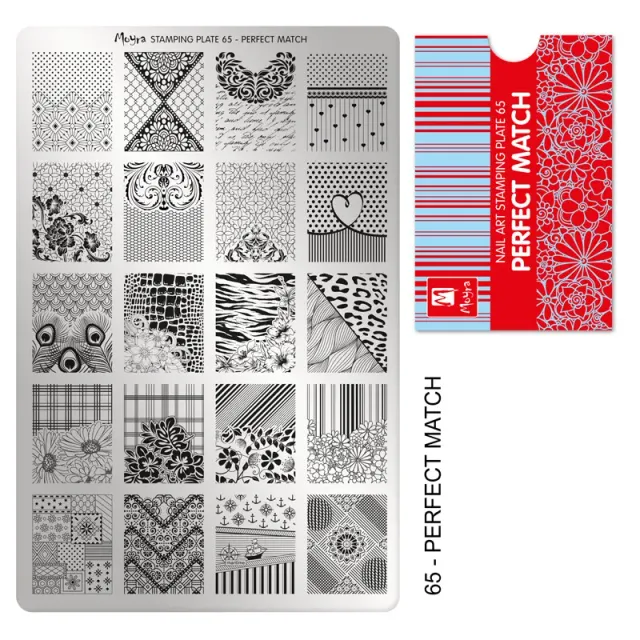 Moyra 65 Perfect Match stampingplade stor nem