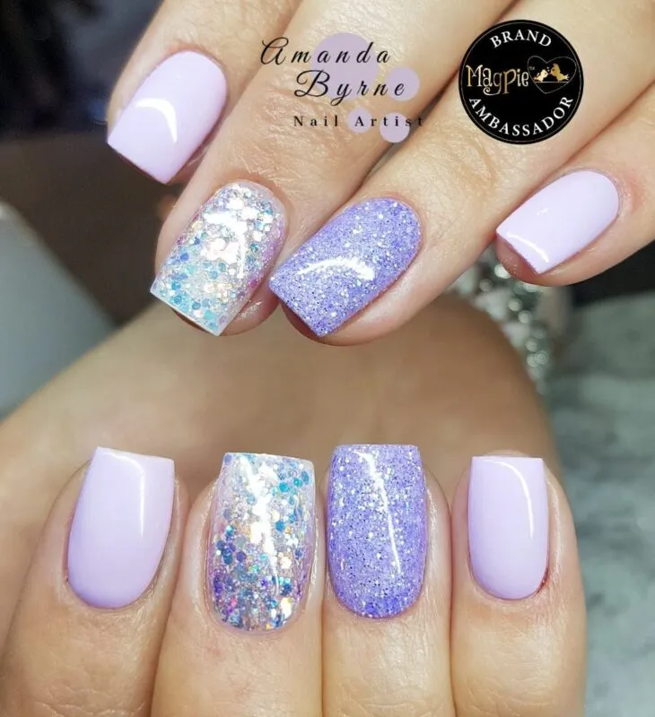 Indigo Nails Beautystones Lisa negleglitter fin glans