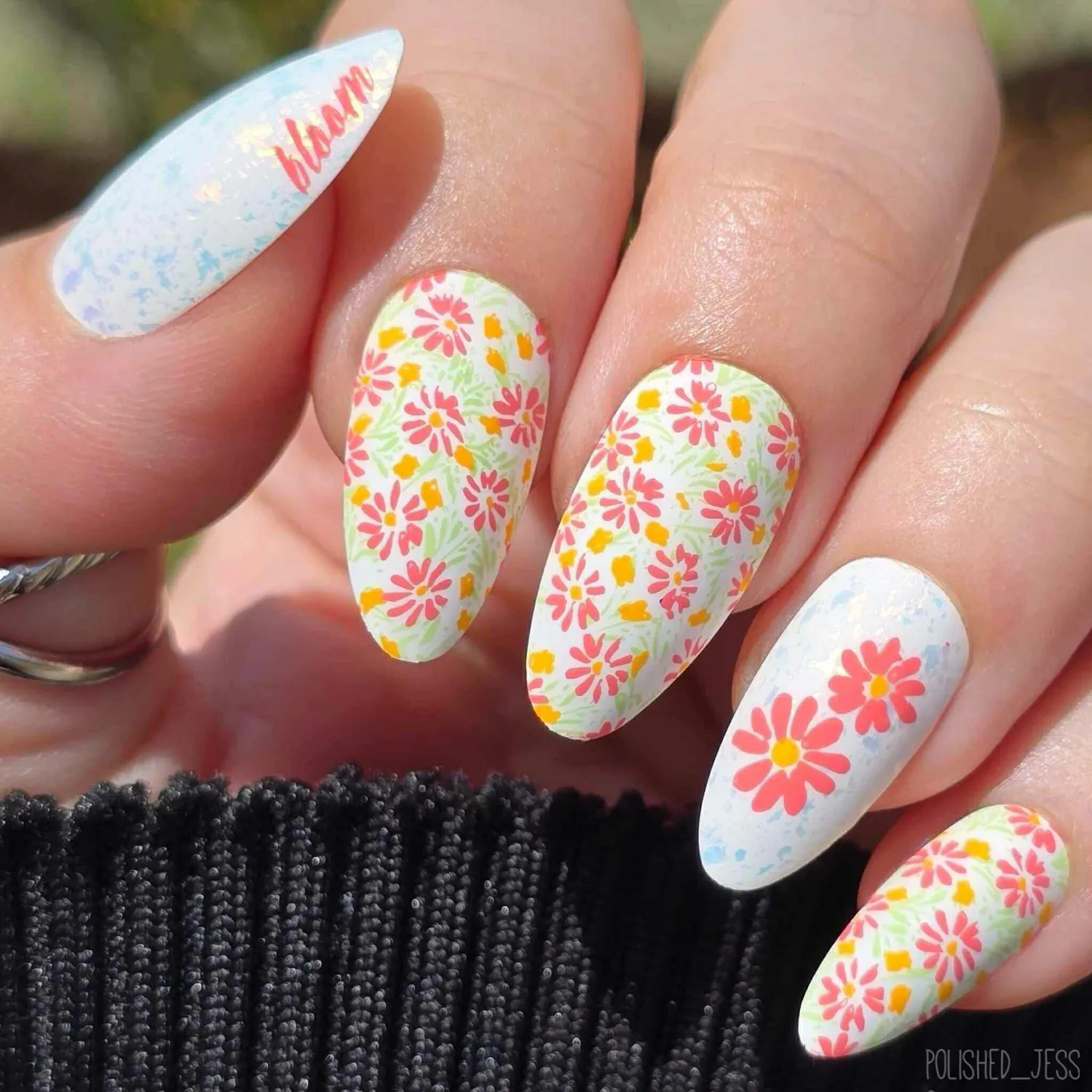 Clear Jelly Stamper CjS-194 Spring Daisy stamping plade blomster 14,5cm