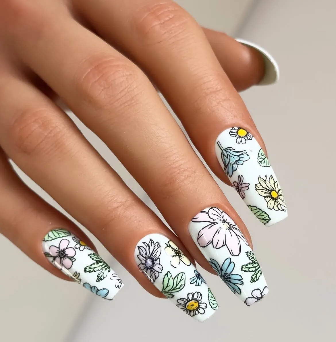 Clear Jelly Stamper Finest Florals CJS-261 negleplade blomster