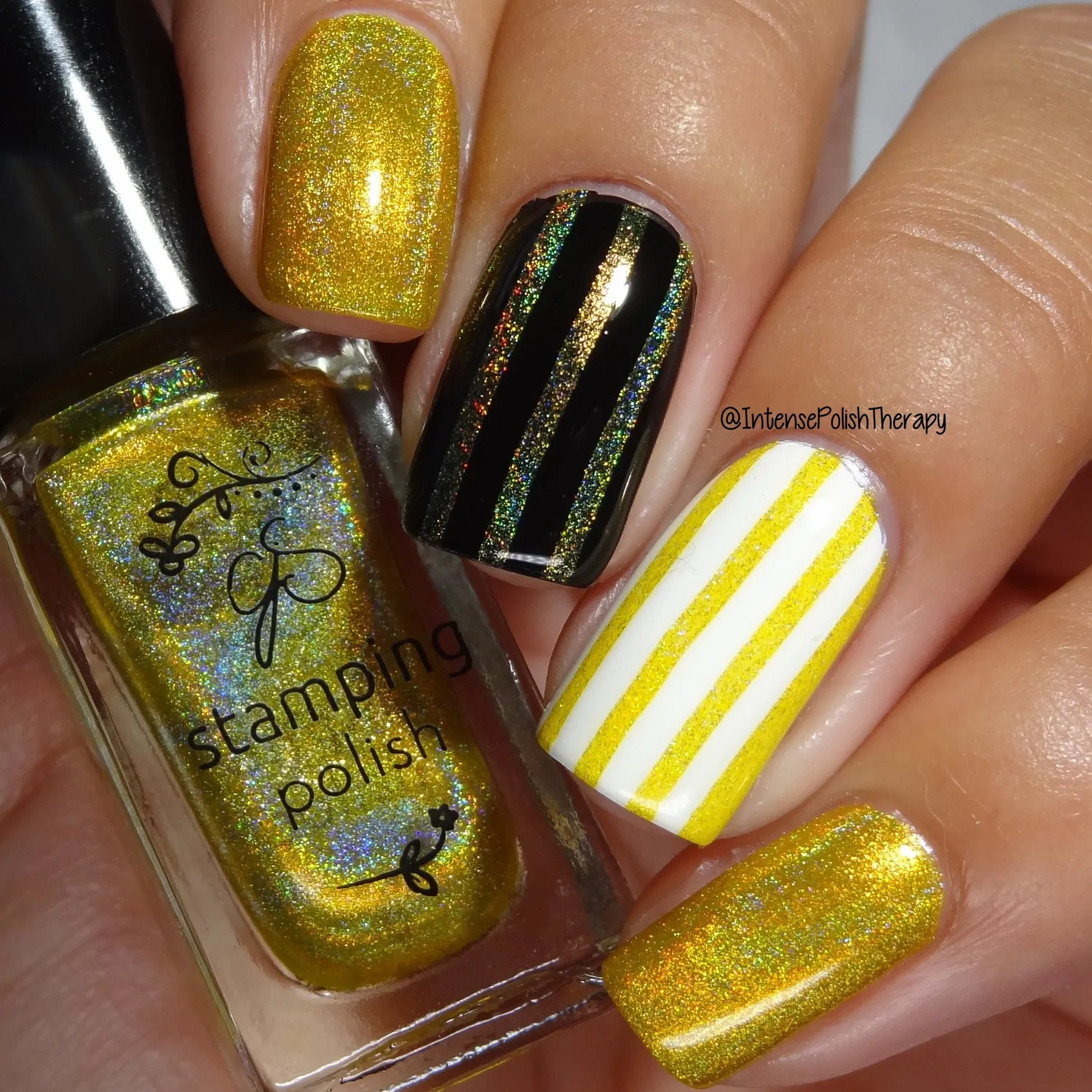 Clear Jelly Stamper Holo 2 Proceed with Caution stamping lak 5ml