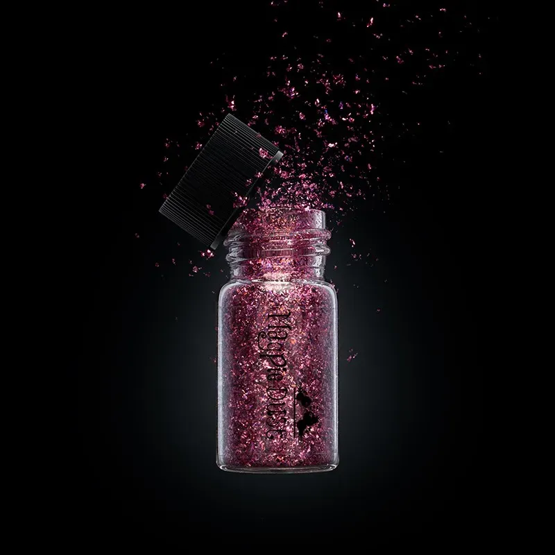 Indigo Nails Marian negleflakes krom effekt
