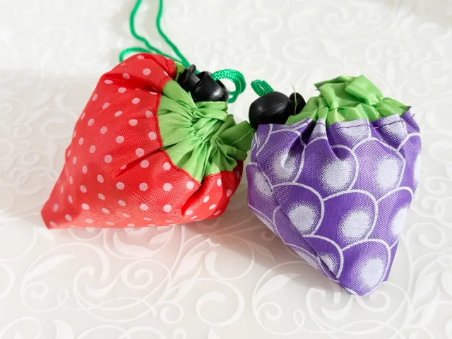 Clear Jelly Stamper Shopping Bag stofpose Strawberry Grape