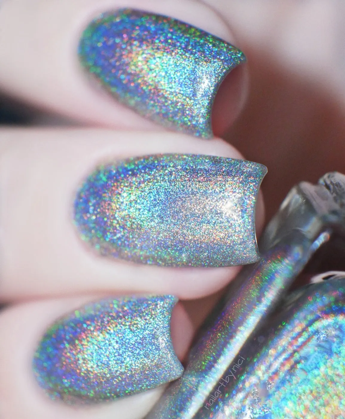 Clear Jelly Stamper Holo 3 Into the Stars stampinglak 5 ml sølv holo