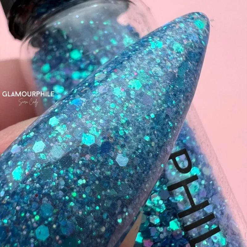 Beautystones Philippa glitter til negle med fint glimmer