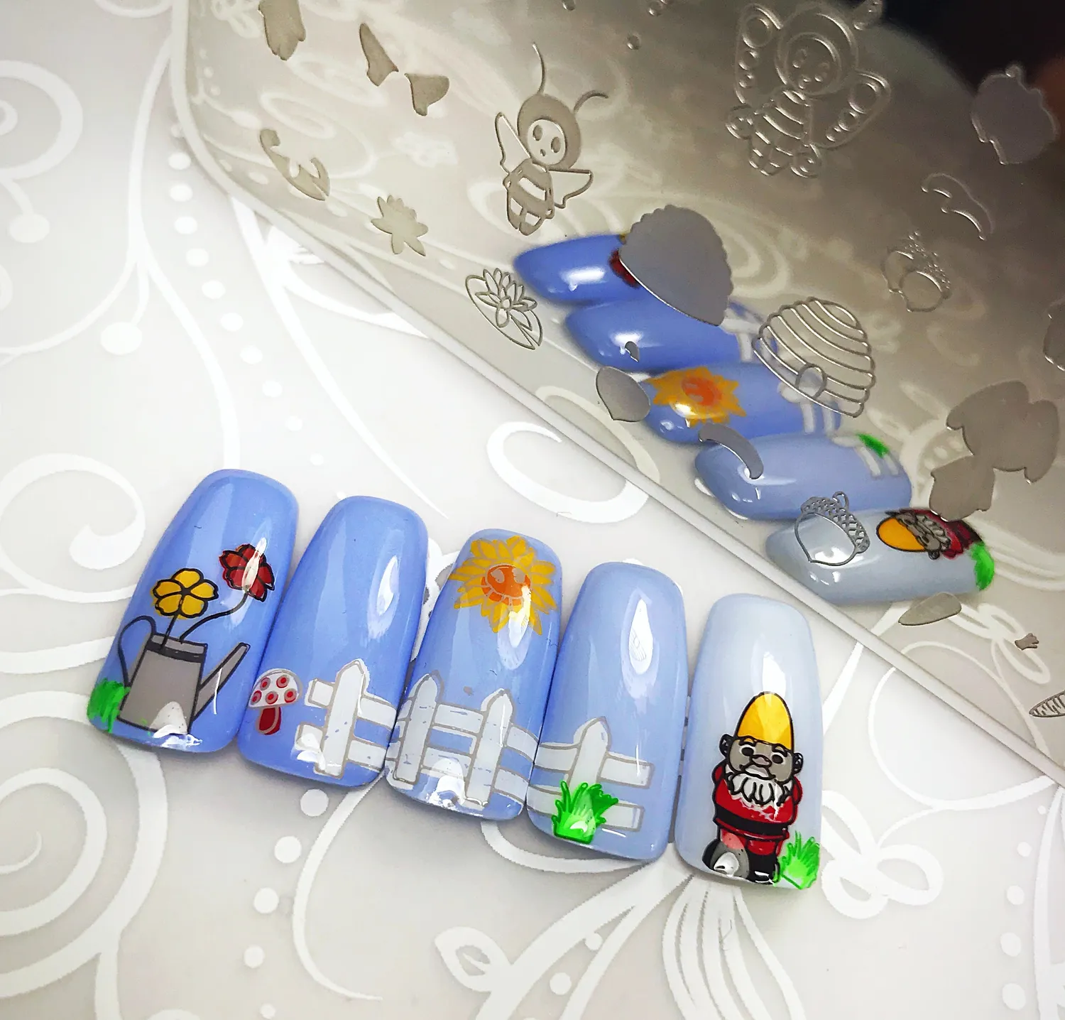 Clear Jelly Stamper CjSLC-17 Gnome stampingplade have