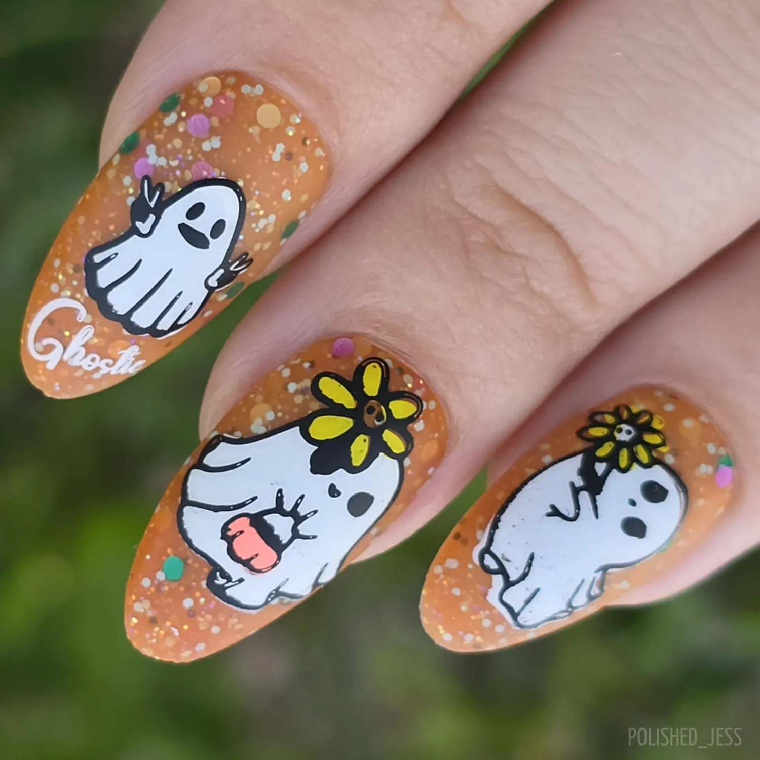Clear Jelly Stamper H-115 Hey Boo stampingplade halloween