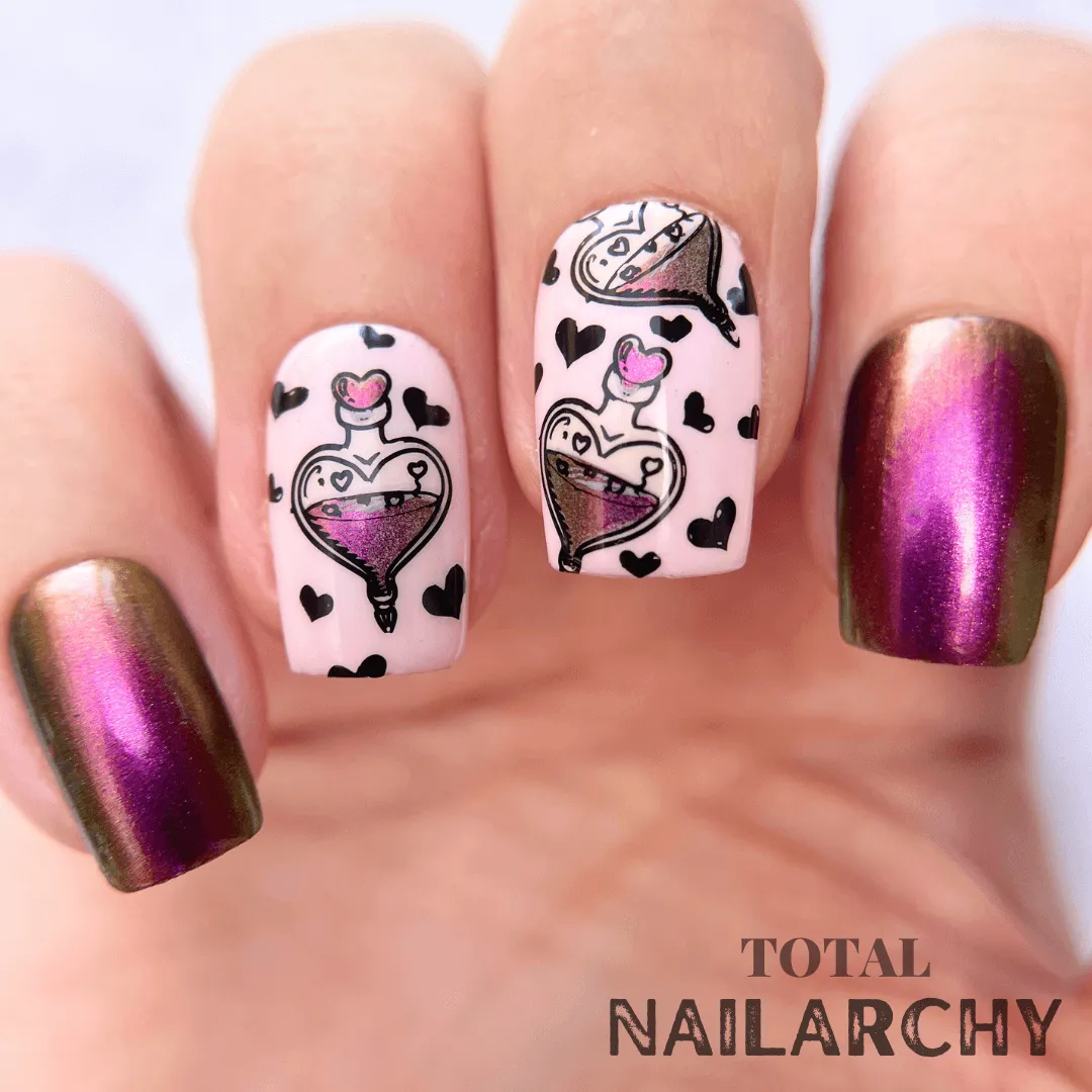 Clear Jelly Stamper My Creepy Valentine CjSV-42 stamping plade