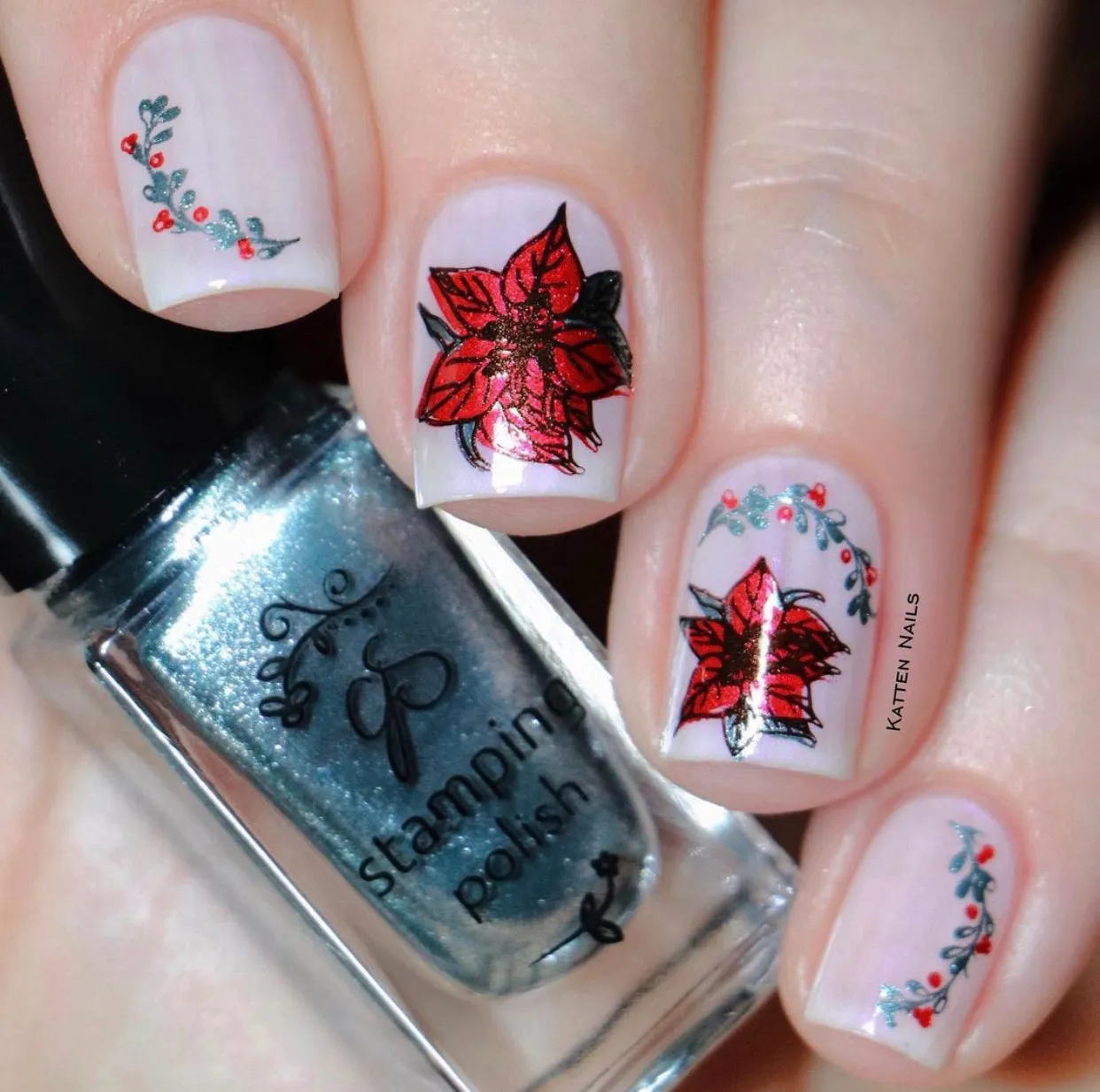 Clear Jelly Stamper CjSC-33 stempelplade A Pretty Little Holiday jul