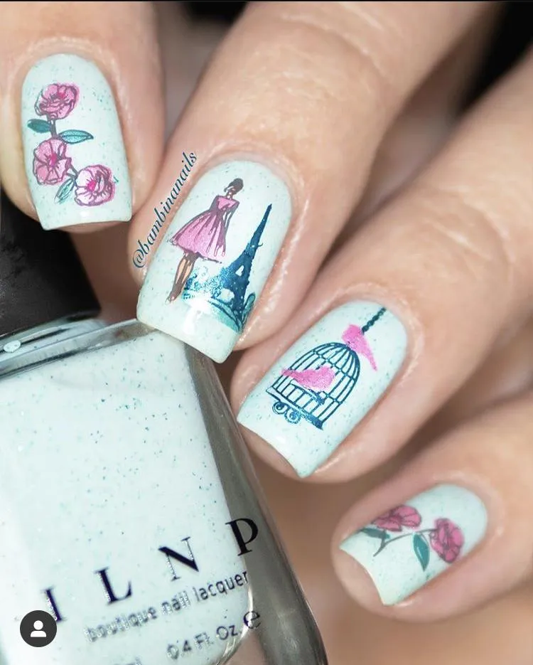Clear Jelly Stamper CJS-151 Springtime in Paris stempelplade