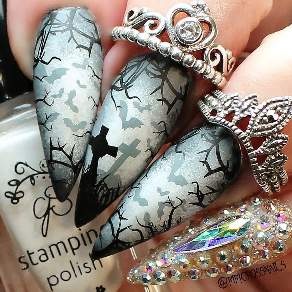 Clear Jelly Stamper CjSH-24 Wicked Halloween stampingplade 14x9 cm