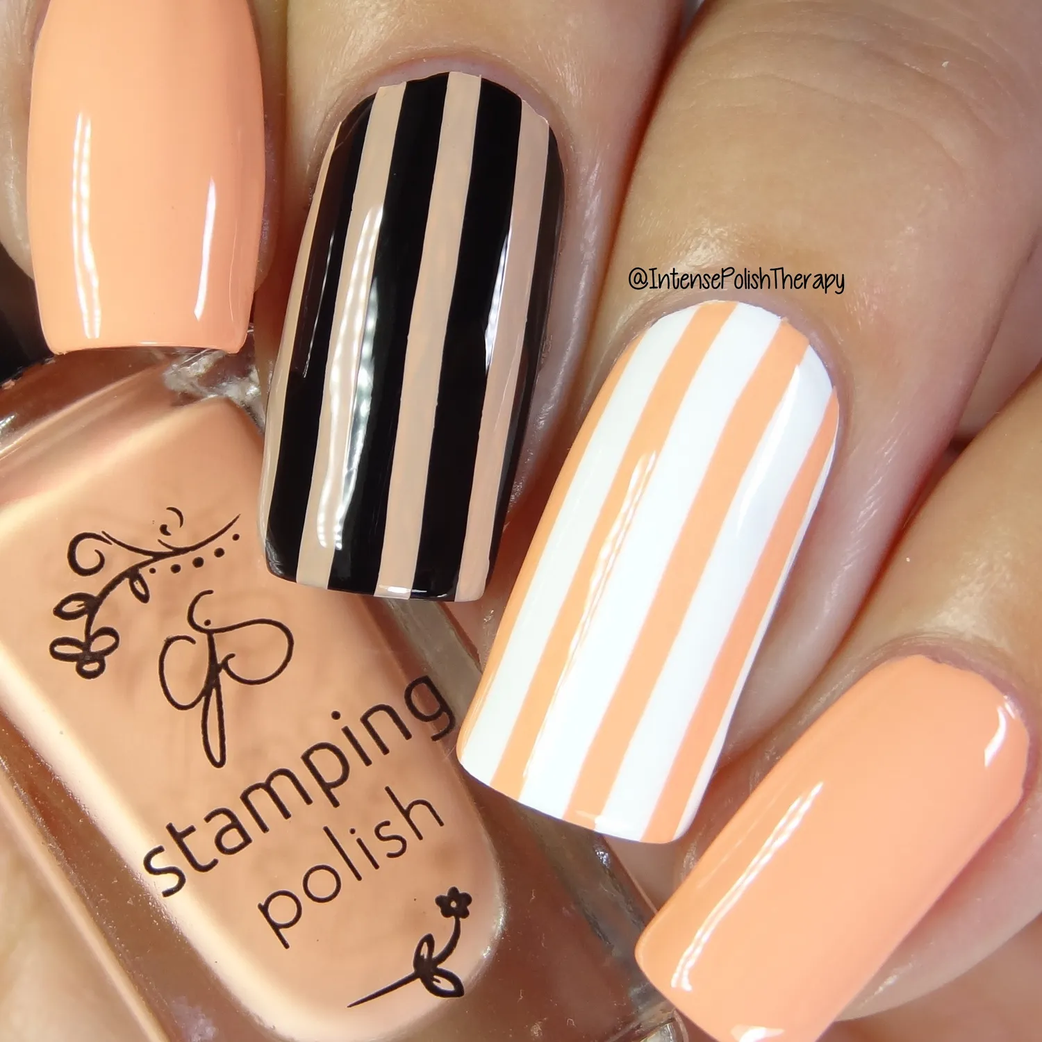 Clear Jelly Stamper 65 Bambina Peach stamping lak 5 ml pastel