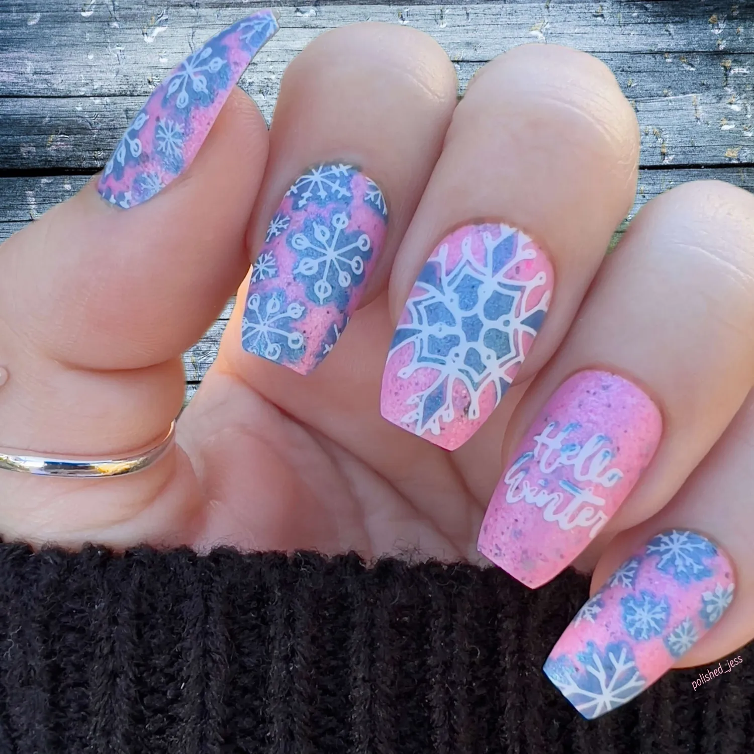 Clear Jelly Stamper Perfectly Imperfect CjS-328 stampingplade snefnug