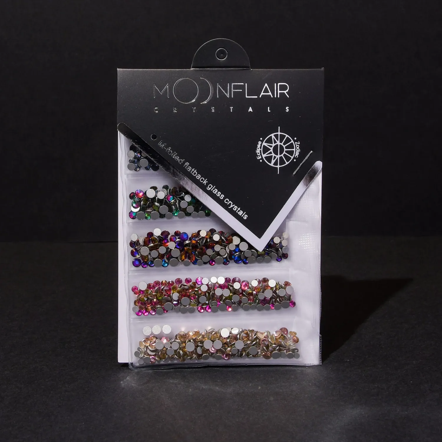 Moonflair Nova Flames neglekrystaller 1440 stk mix