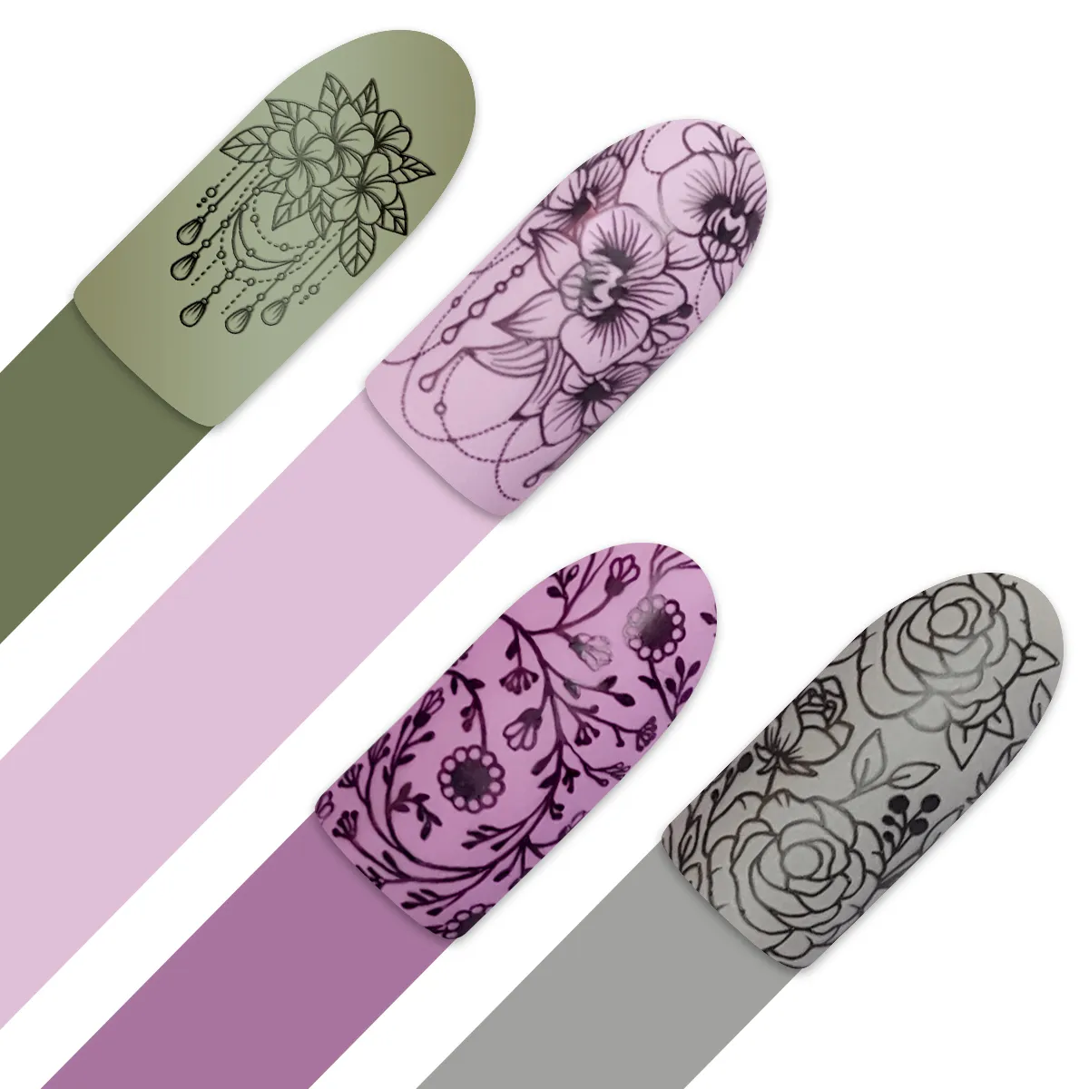 Moyra Stamping 146 Silversmith stampingplade stor