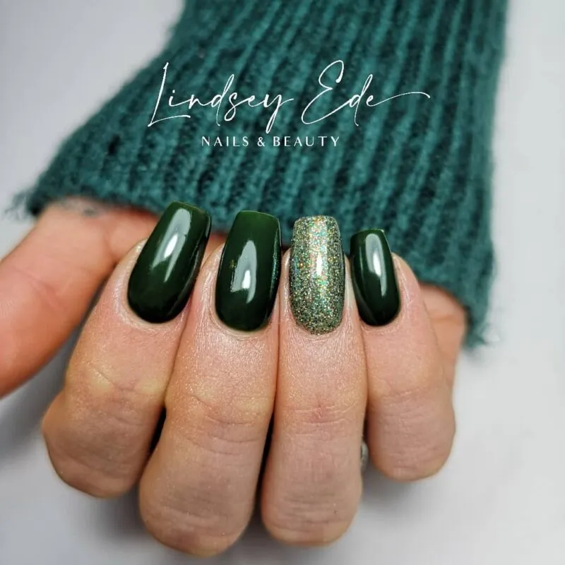 Indigo Nails Olivia Glitter negleglitter guld