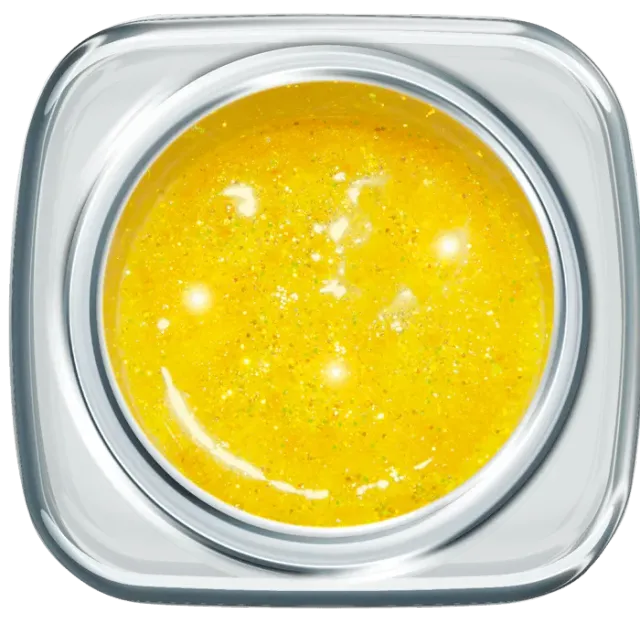 Nail Supply Glitter UV Gel 396 gellak 5g sandy gul