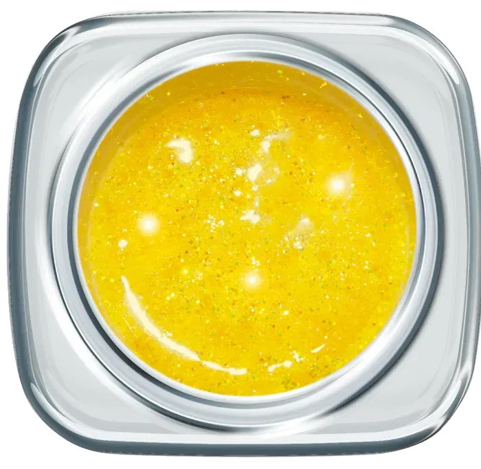 Nail Supply Glitter UV Gel 396 gellak 5g sandy gul