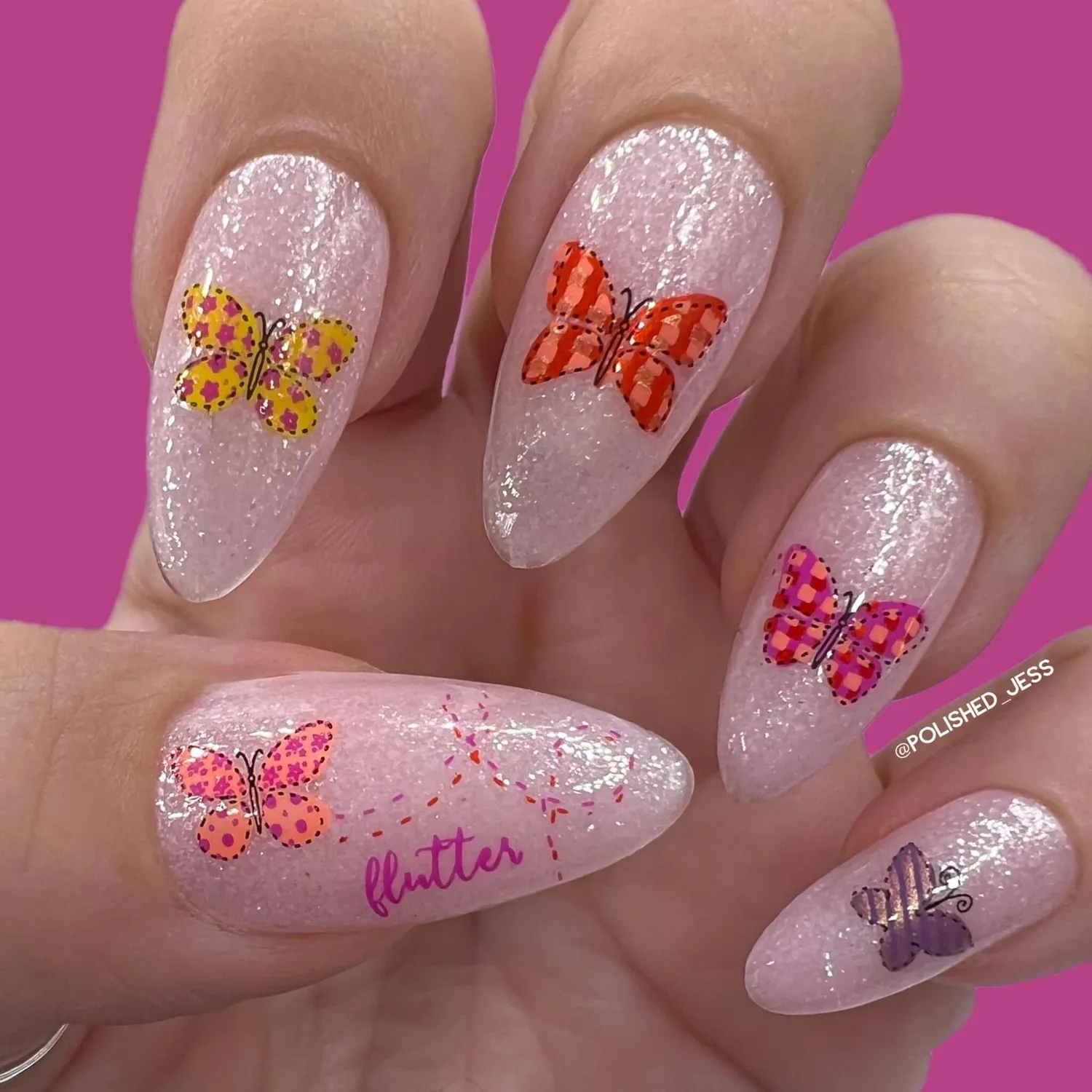 Clear Jelly Stamper Patterned Spring One CJS-285 stampingplade forår