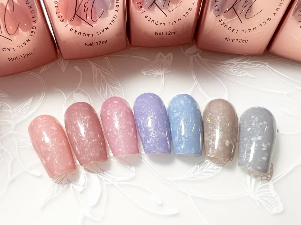 Clear Jelly Stamper KoKo & Claire Feeling Fall gellak sæt 7 stk