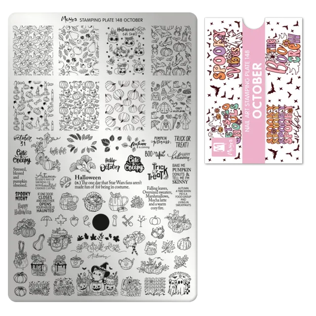 Moyra Stamping Plate 148 negleplade October