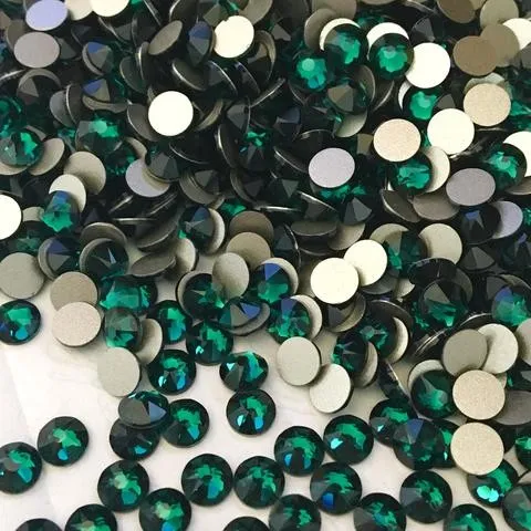 Beautystones Emerald neglekrystaller smaragdgrøn