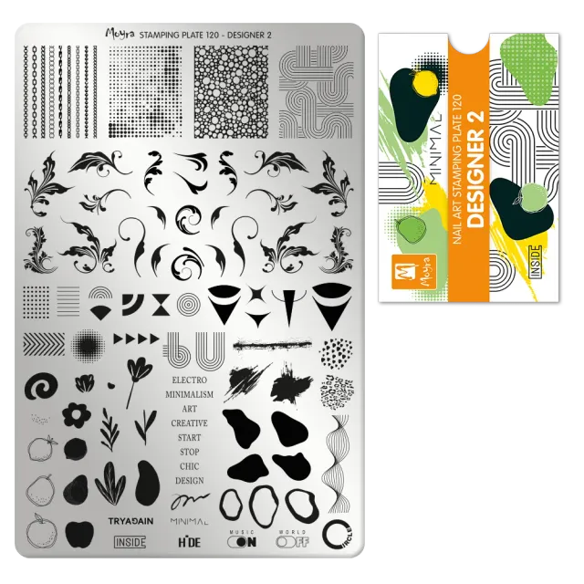 Moyra Stamping Plate 120 Designer 2 stempelplade