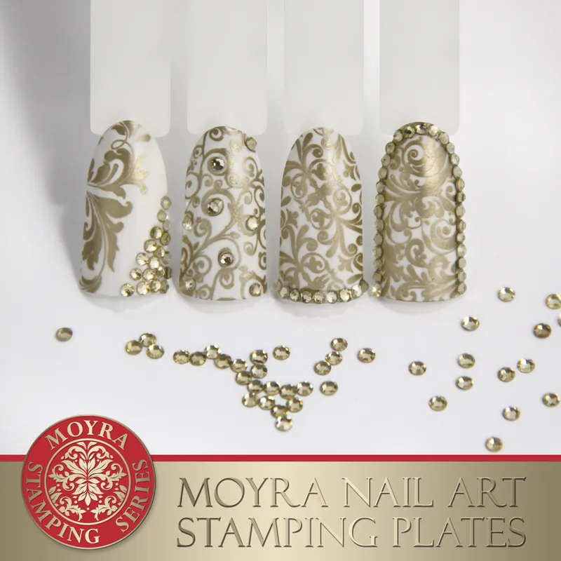 Moyra Stamping plate 50 Ornaments 3 stampingplade stor