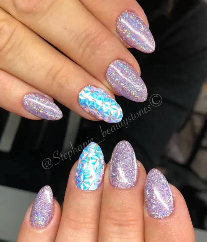 Indigo Nails Beautystones Light Triangles neglepynt