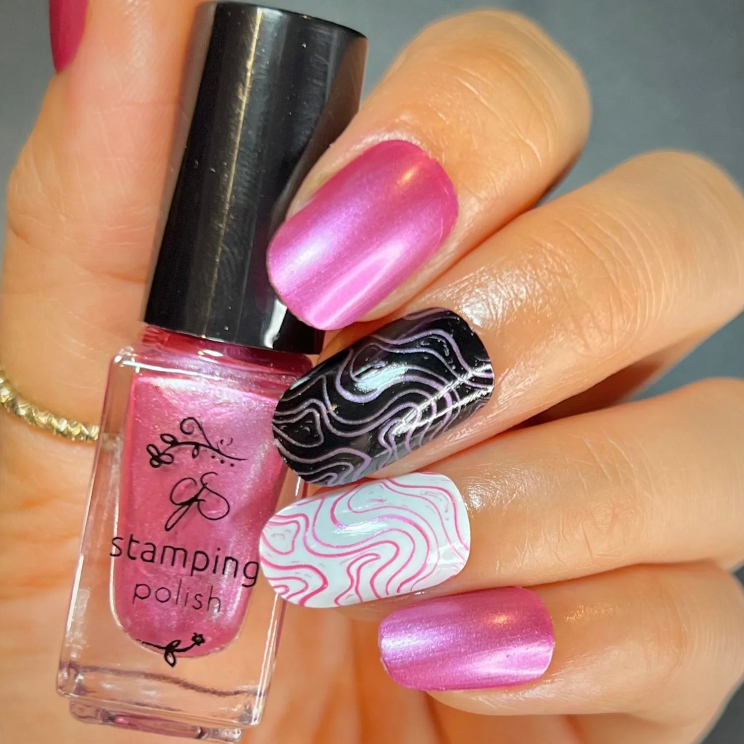 Clear Jelly Stamper 50 Pretty Me Pink stampinglak 5ml pink