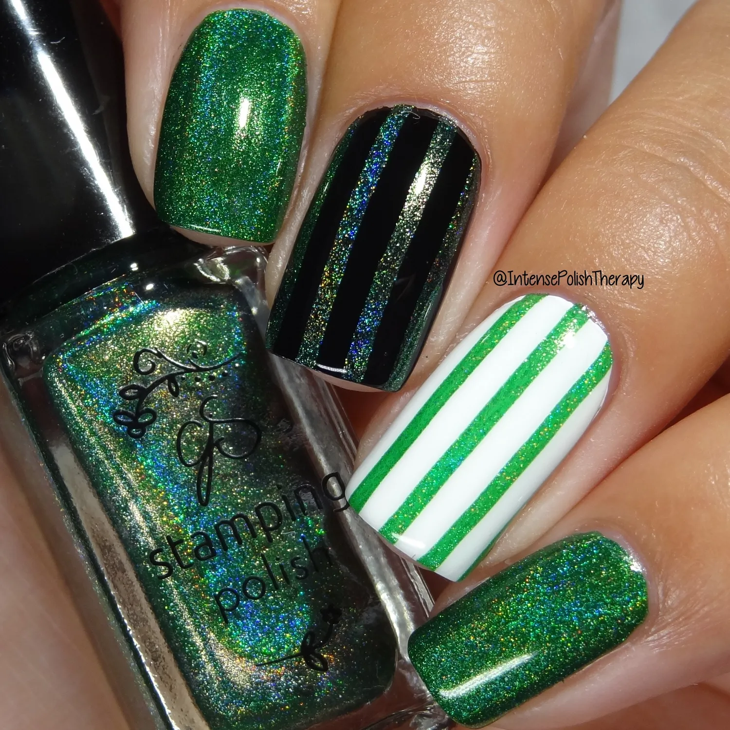 Clear Jelly Stamper Holo 01 stamping lak emerald isle 5 ml