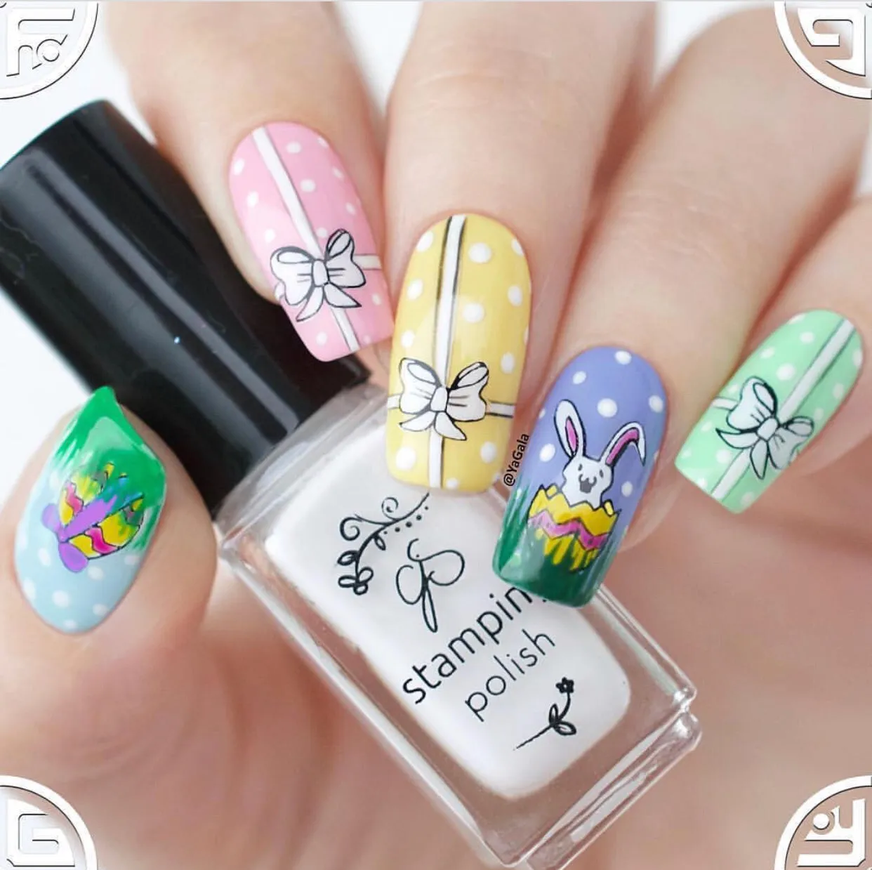 Clear Jelly Stamper Easter 3 CjSH-08 stamping plade 6x6 cm påske
