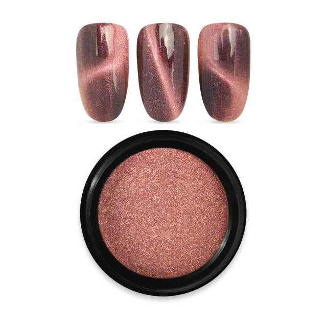 Moyra Magnetic 04 Rose Gold pigmentpulver 1 g cat eye