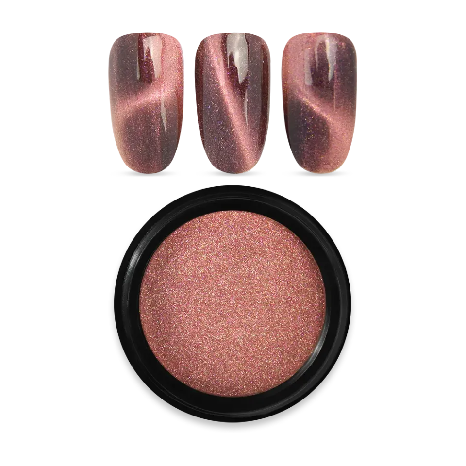 Moyra Magnetic 04 Rose Gold pigmentpulver 1 g cat eye