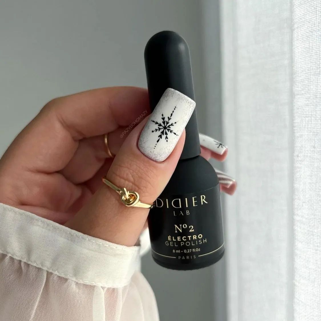 Didier Lab Electro No2 gellak sølv glimmer