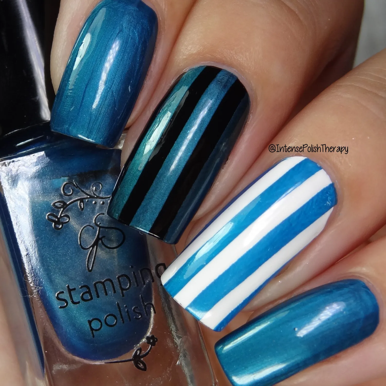 Clear Jelly Stamper #52 Jazz Not Blues stamping lak blå 5 ml