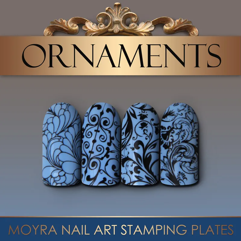 Moyra Stamping 03 stampingplade ornaments