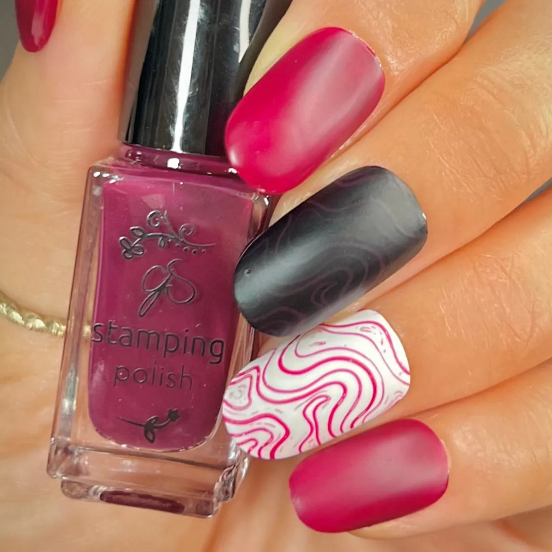 Clear Jelly Stamper 161 Boysenberry stamping lak purple 5 ml
