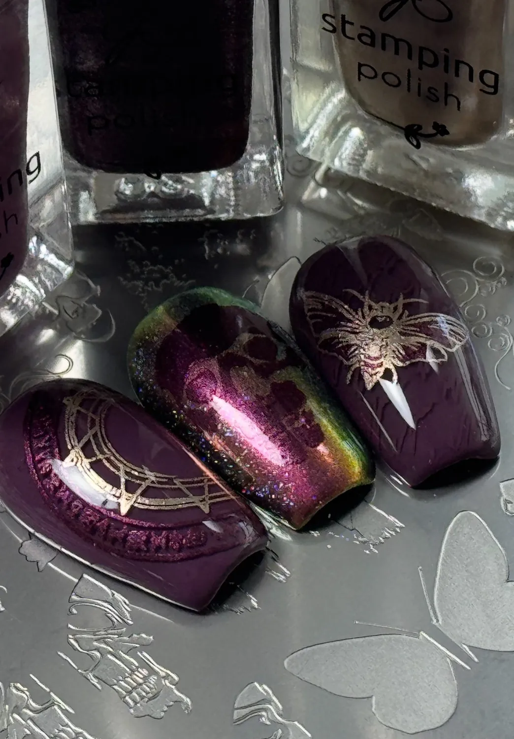 Clear Jelly Stamper Macabre Muse CjSH-128 stampingplade halloween